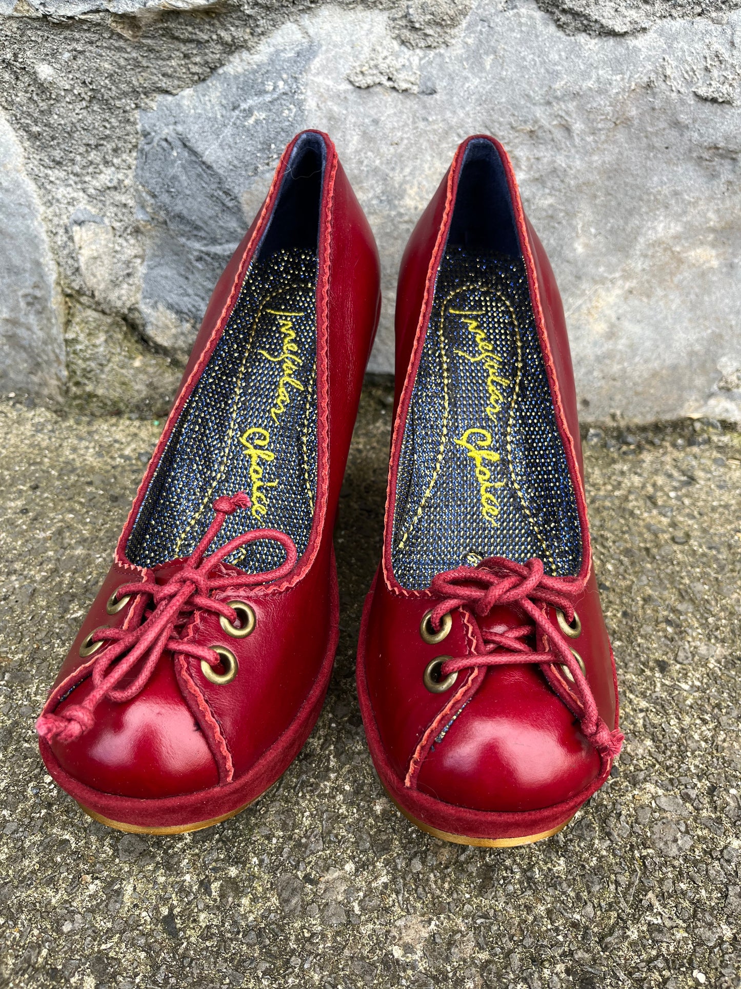 Irregular choice red shoes   uk 6 (eu 39)