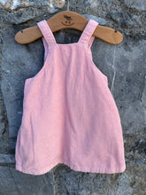 Load image into Gallery viewer, Pink cord pinafore   9-12m (74-80cm)
