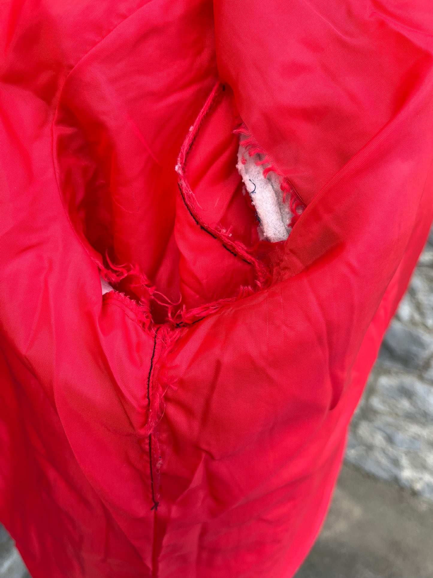 70s red ski jacket uk 8-10