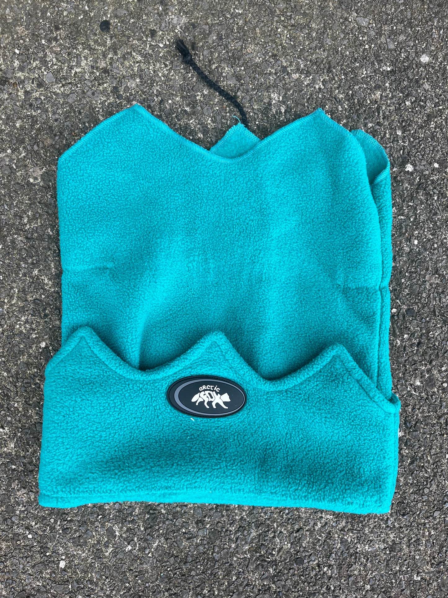 Teal scarf / hat