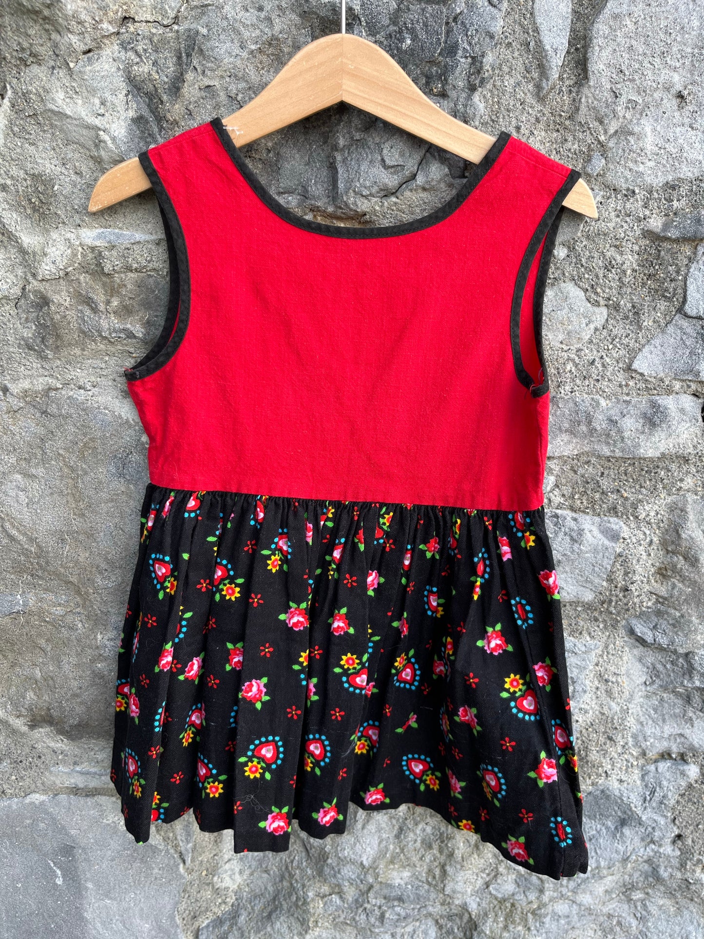 Folk pinafore  3y (98cm)