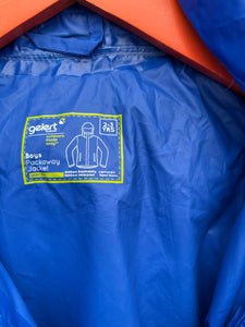 Blue packaway jacket  2-3y (92-98cm)
