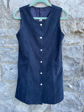 Load image into Gallery viewer, 90s navy pinafore  6-7y (116-122cm)
