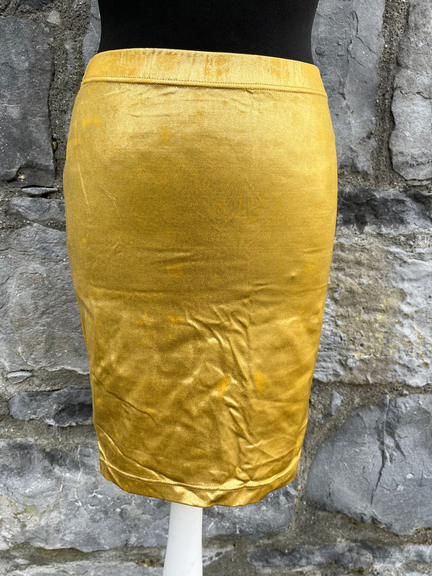 90s gold skirt uk 6-10