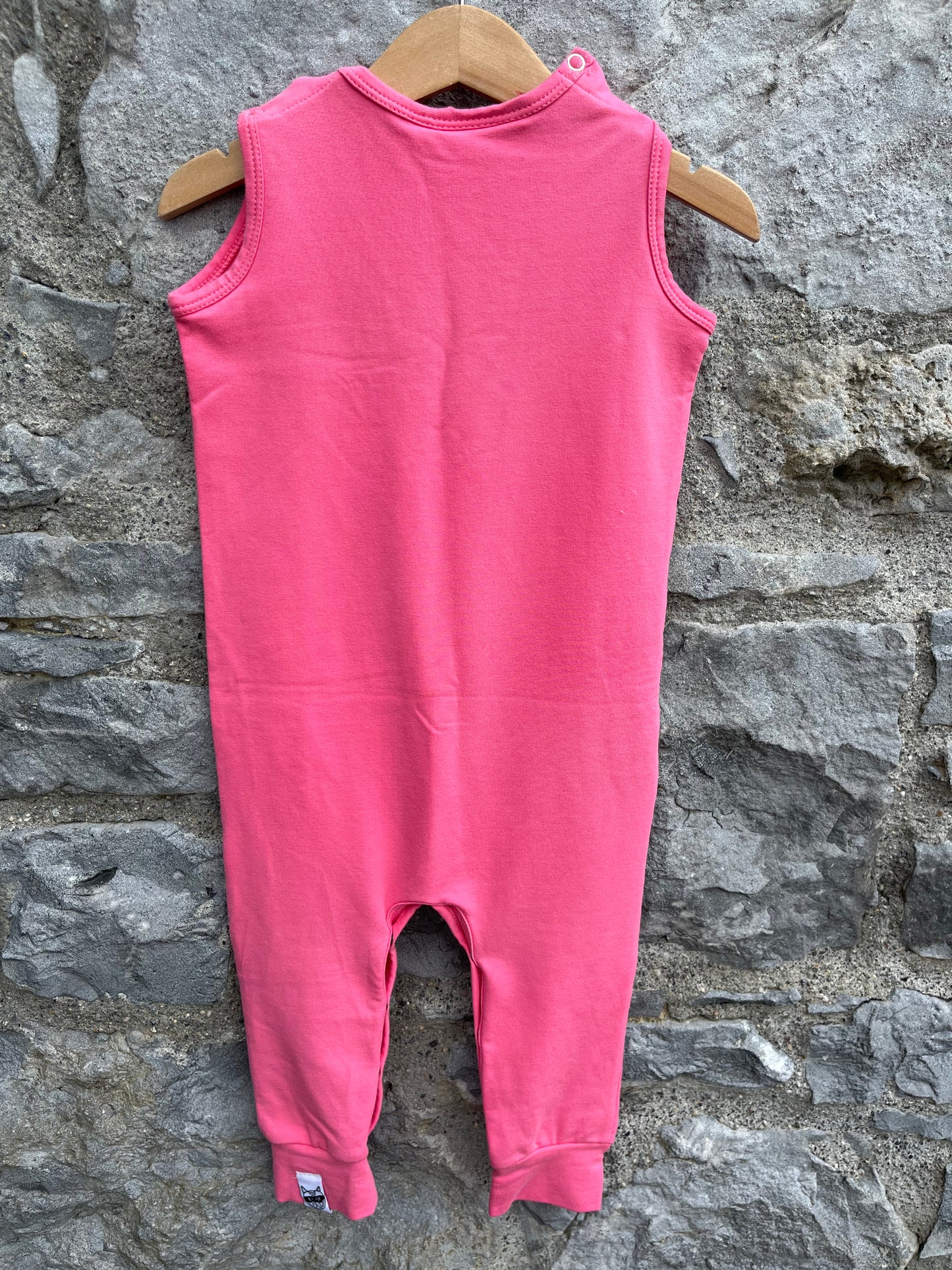 Flamingo dungarees   12-18m (80-86cm)