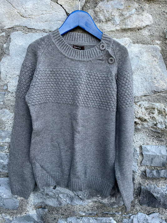 Grey jumper   8y (128cm)