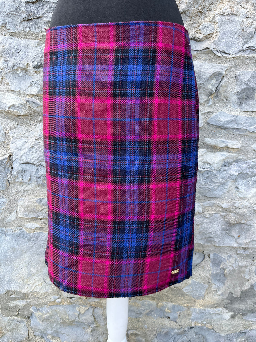 Pink tartan skirt uk 10-12