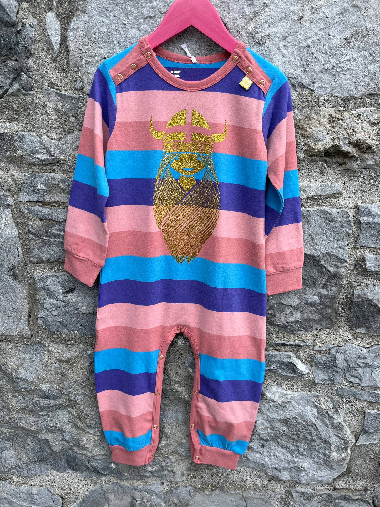 Freja stripy onesie   2-3y (92-98cm)