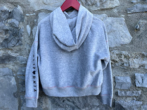 Grey cropped hoodie   9-10y (134-140cm)