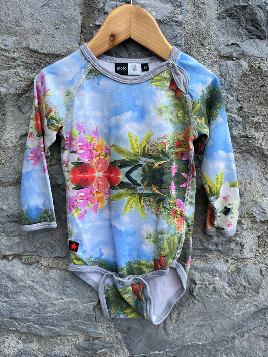 Floral vest   12m (80cm)