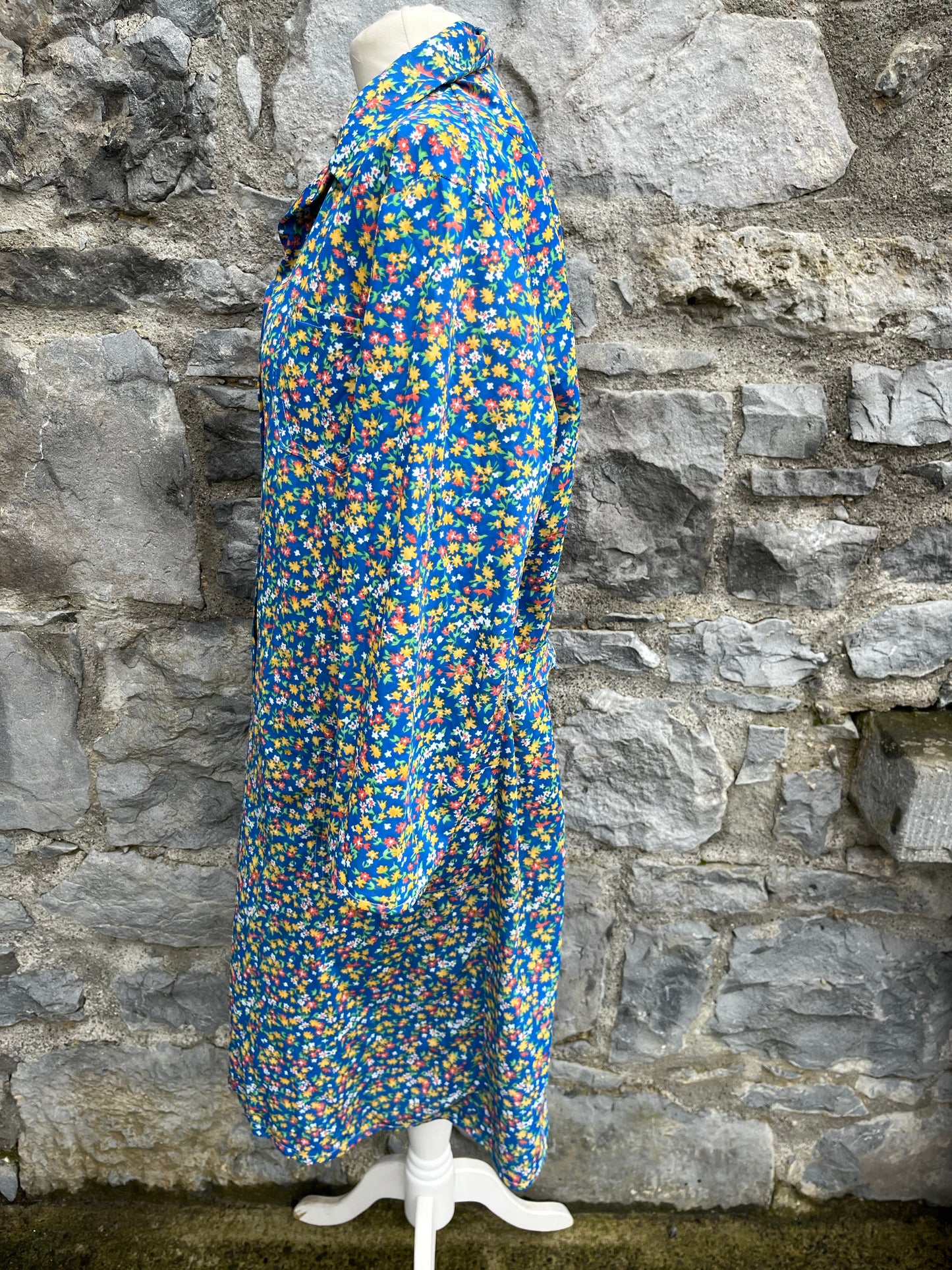 Floral housecoat   uk 12