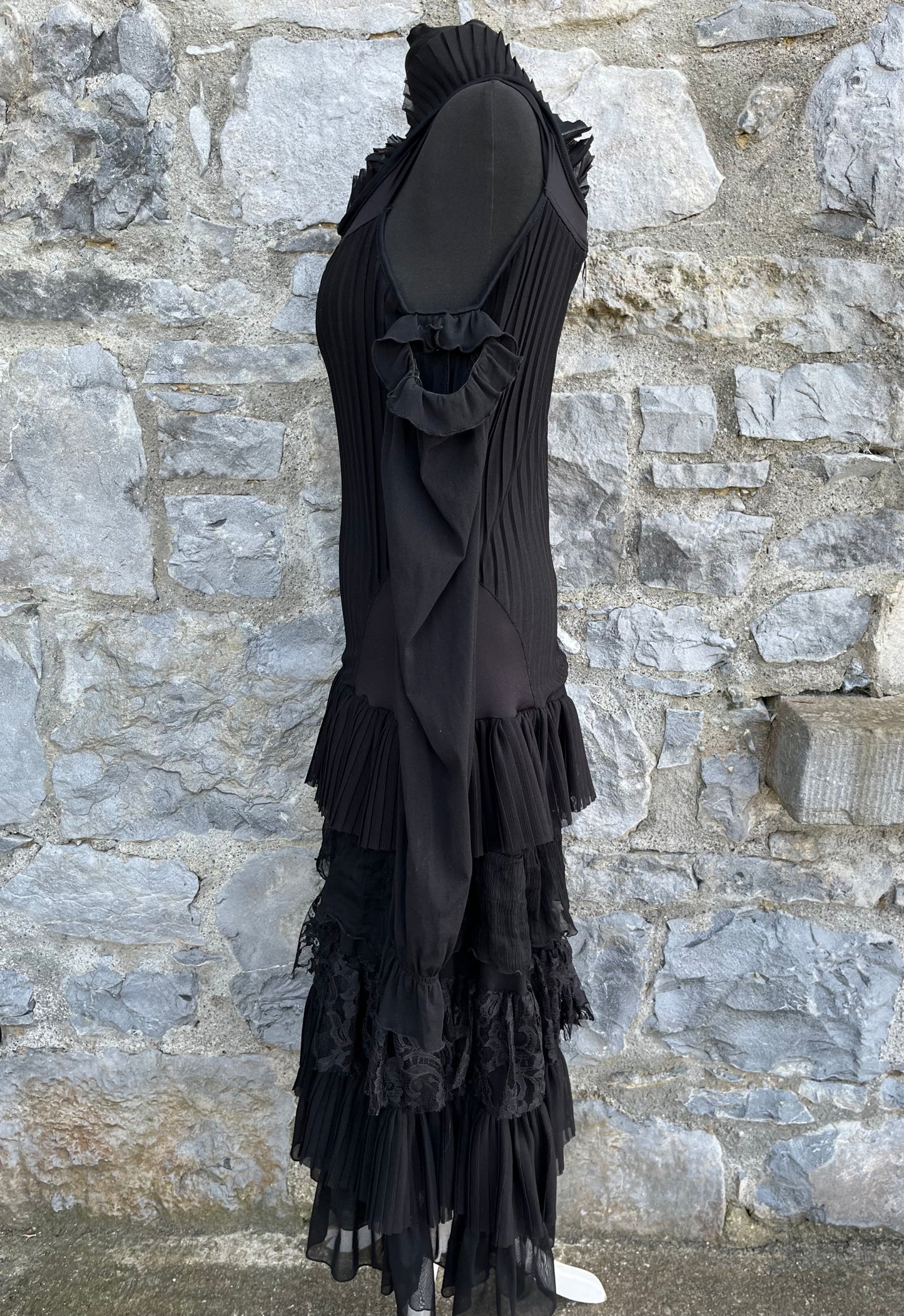 Black goth dress uk 10-12