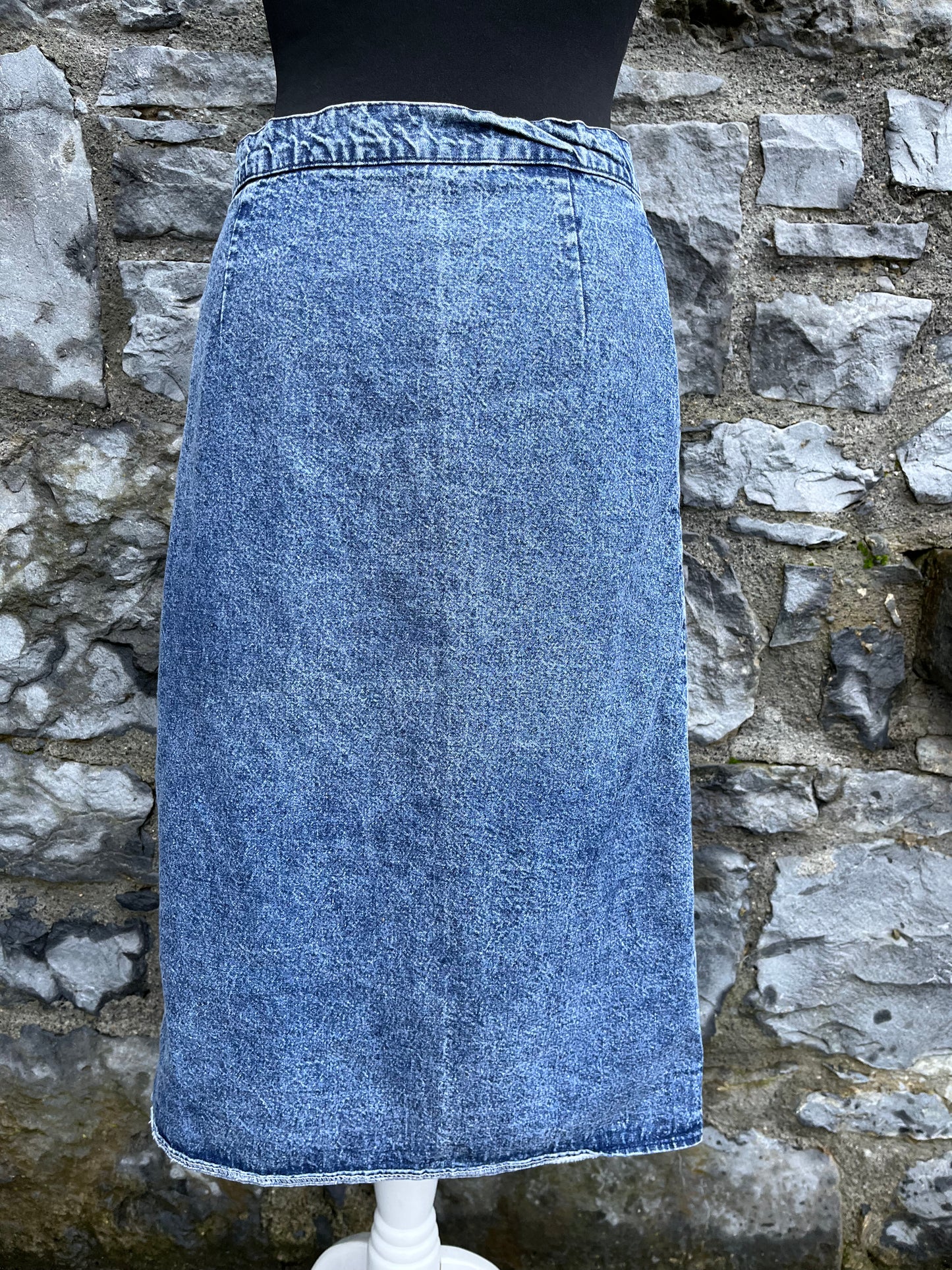 80s denim skirt uk 10