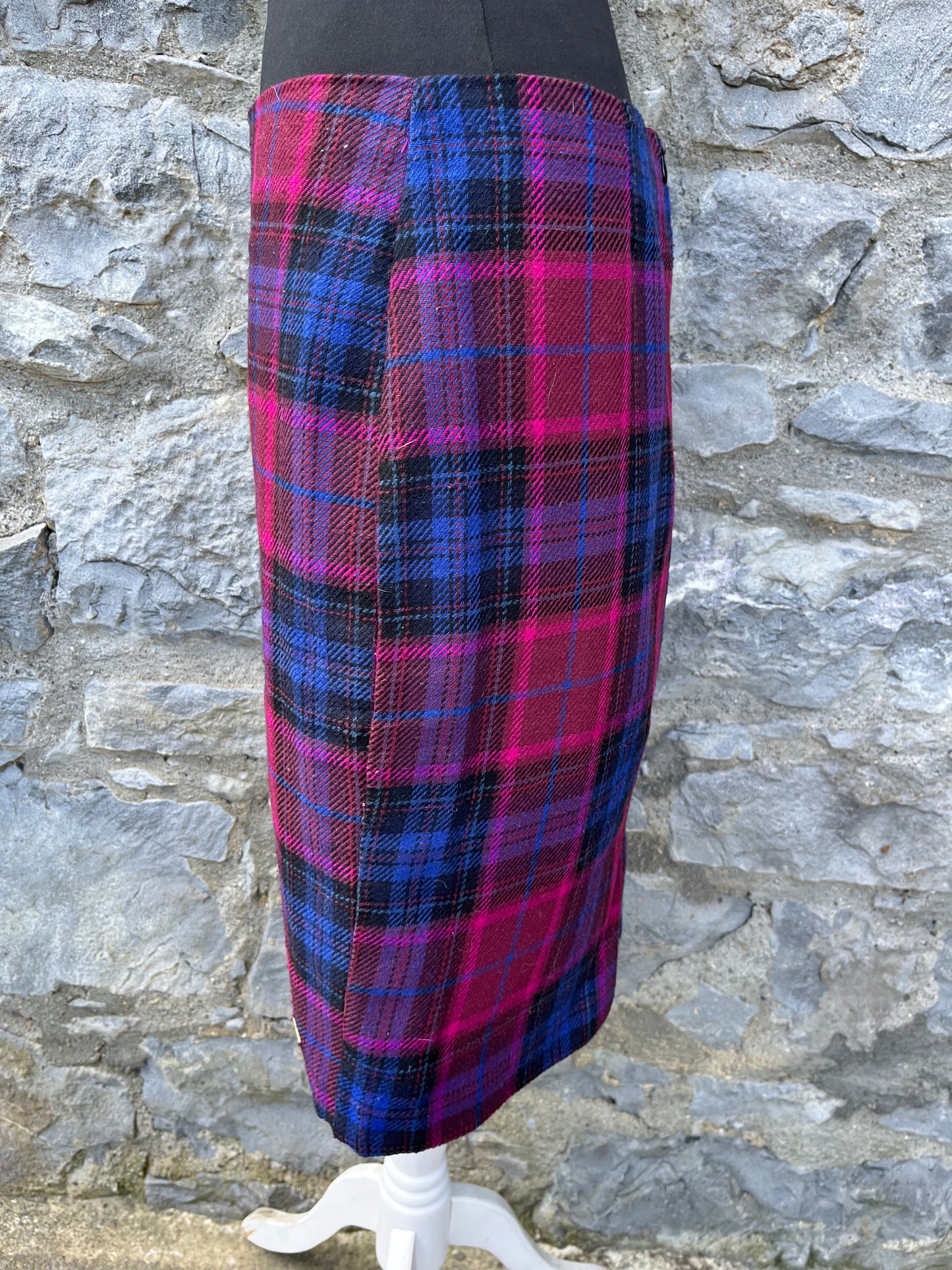 Pink tartan skirt uk 10-12