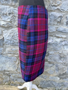 Pink tartan skirt uk 10-12