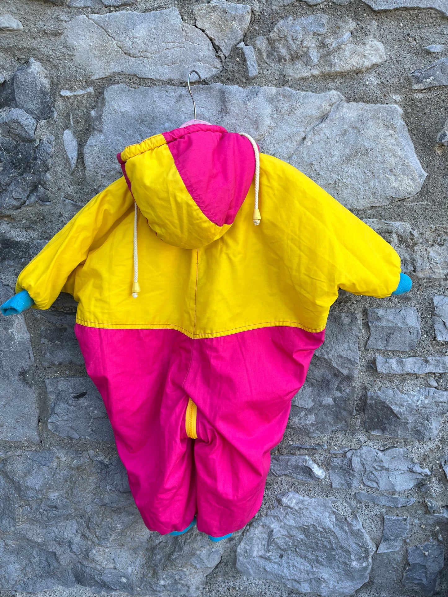 80s colourful snowsuit   9m (74cm)