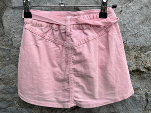 Pink cord skirt   6y (116cm)