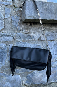 Black bag with tassels