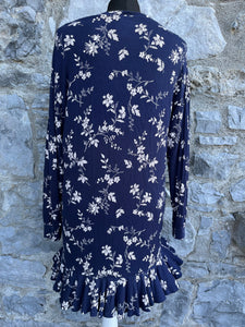 Navy floral tunic   uk 10
