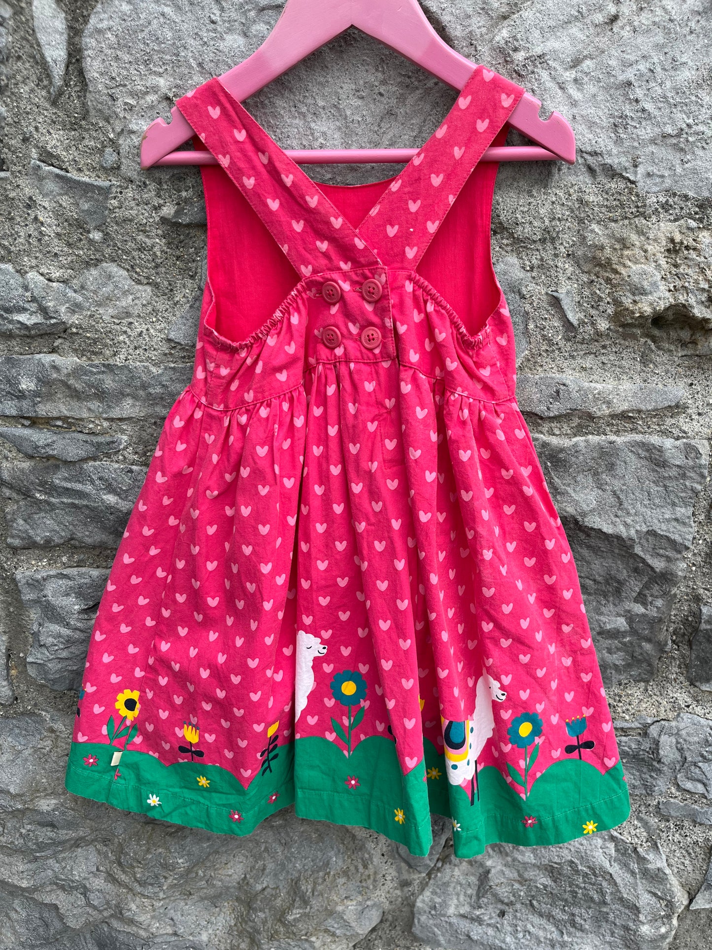 Llama dress   3-4y (98-104cm)