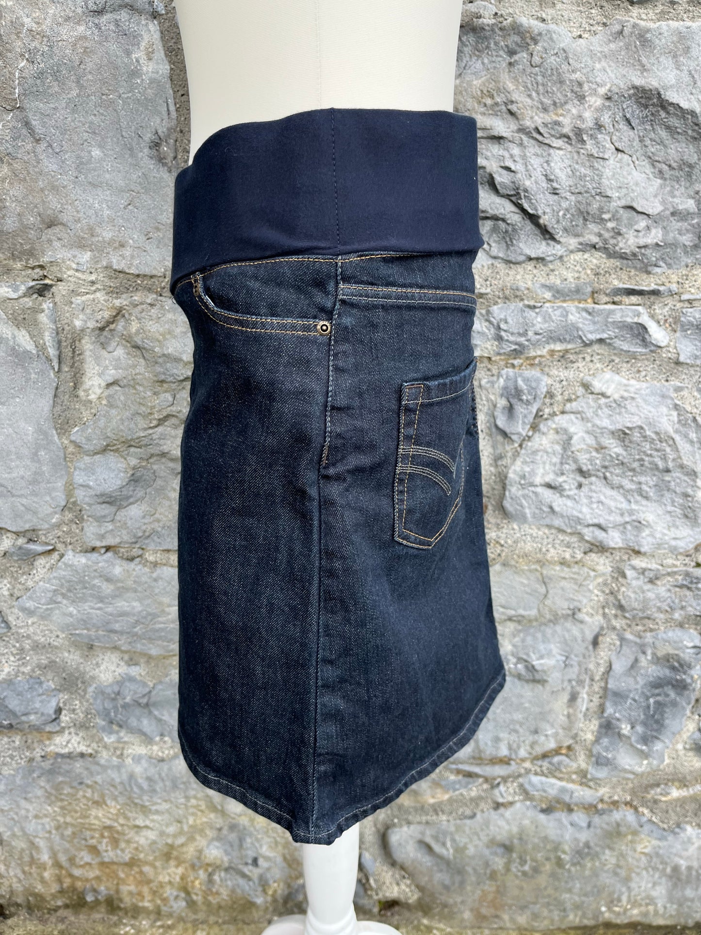 Maternity denim skirt   uk 8