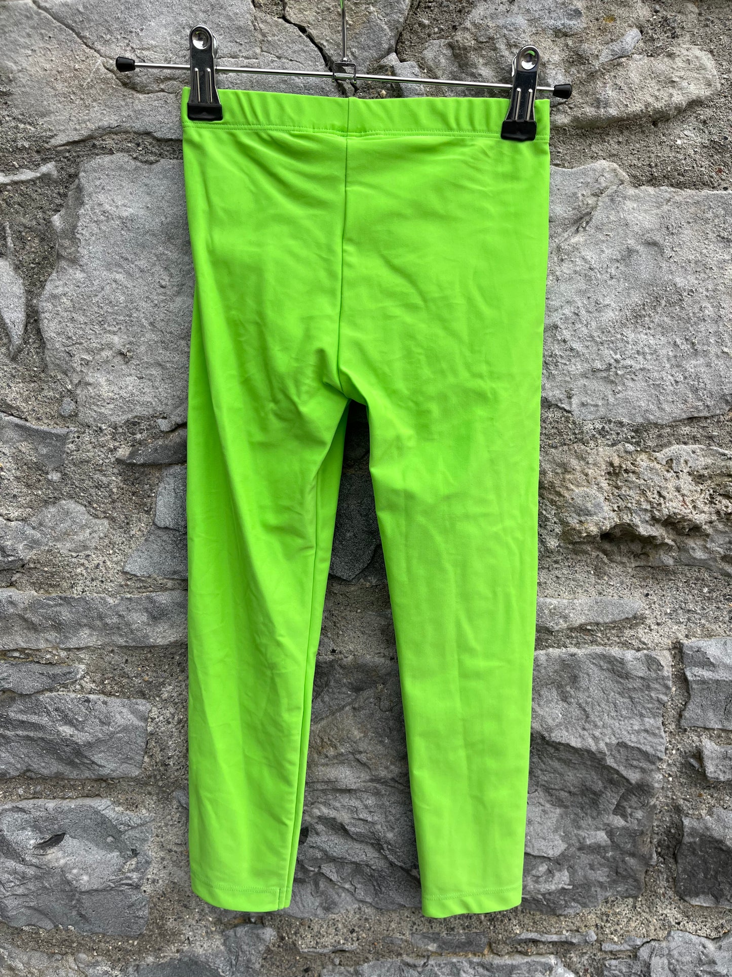 Lime green leggings  5-6y (110-116cm)