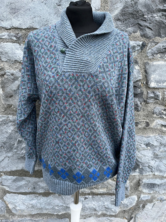 90s grey jumper S/M