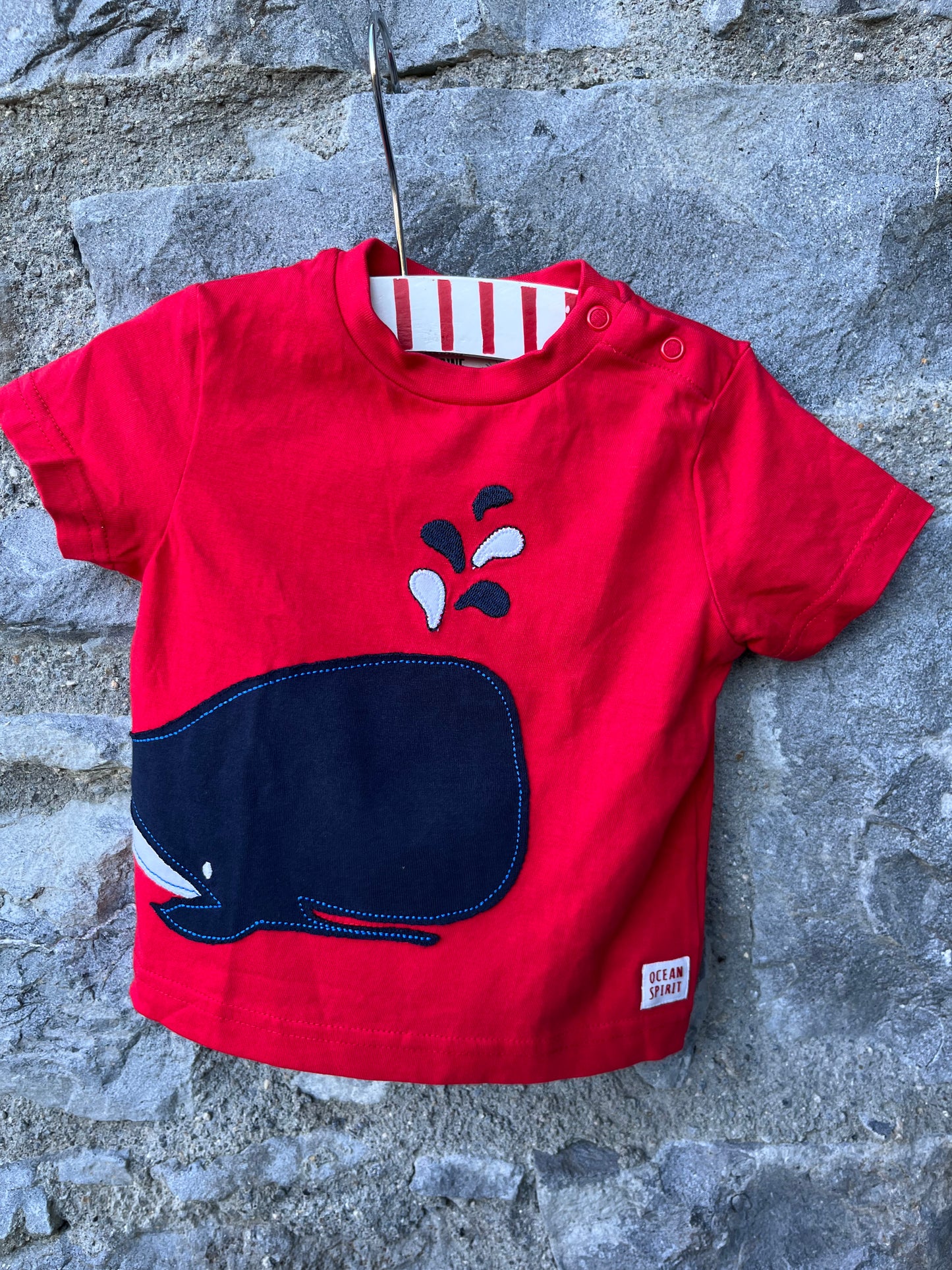 Whale T-shirt   6-9m (68-74cm)