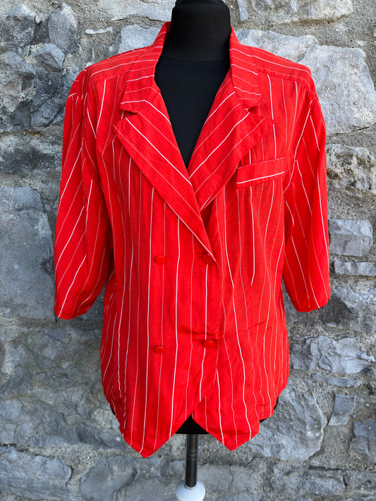 Red stripy jacket uk 12-14