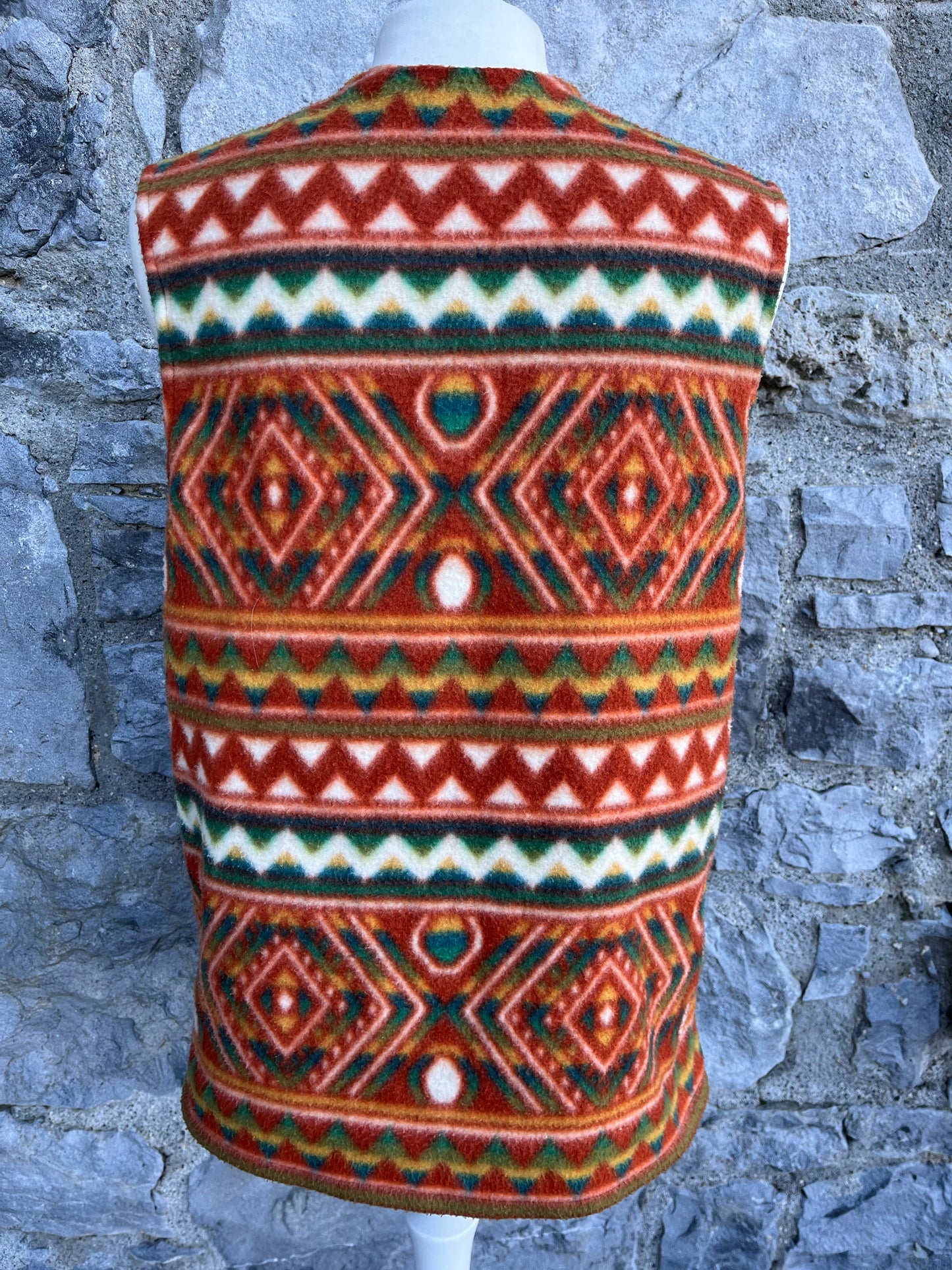 90s rusty Aztec gilet   XS