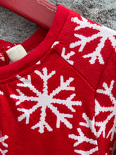 Load image into Gallery viewer, Snowflakes dress    9-12m (74-80cm)
