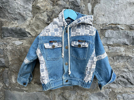 Roland 80s denim jacket  4y (104cm)