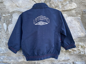 90s Umbro navy sport jacket  6-9m (68-74cm)