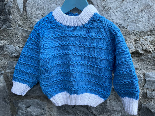 Blue jumper  18-24m (86-92cm)