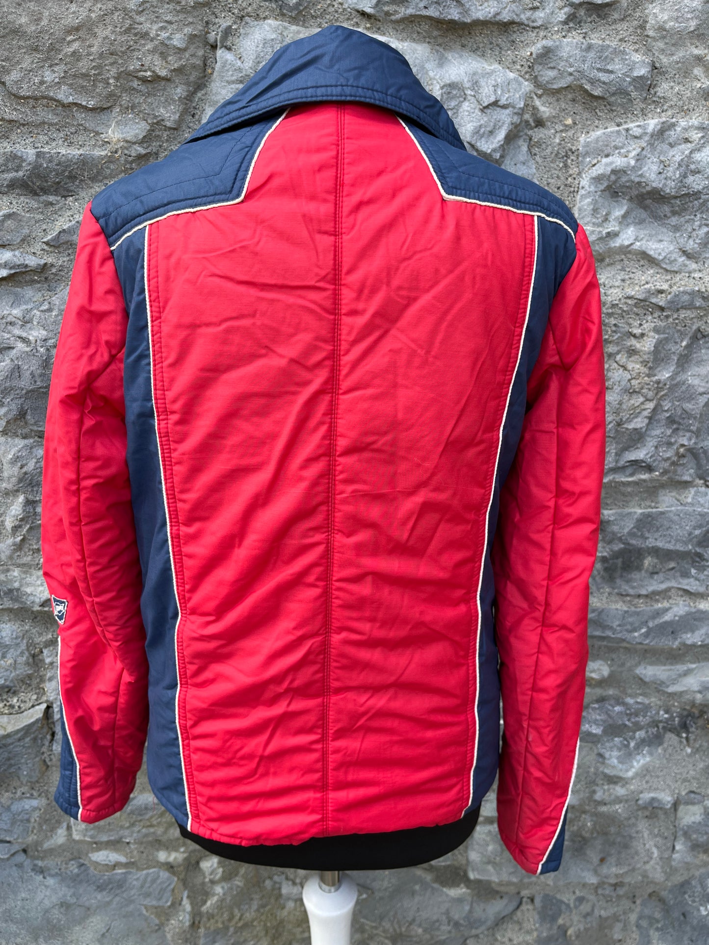 70s red ski jacket uk 8-10