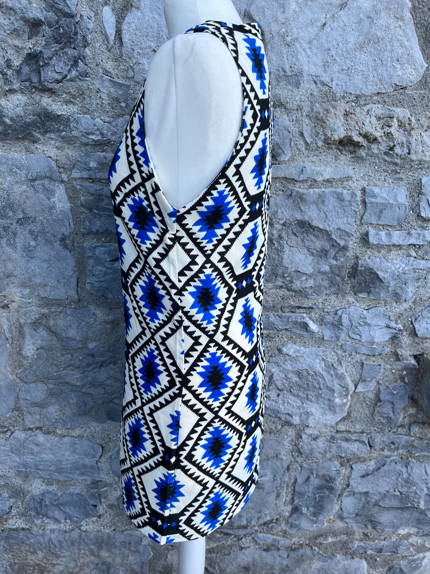 Aztec print dress   uk 8