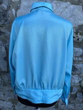 Load image into Gallery viewer, Blue chevron blouse uk 14-16
