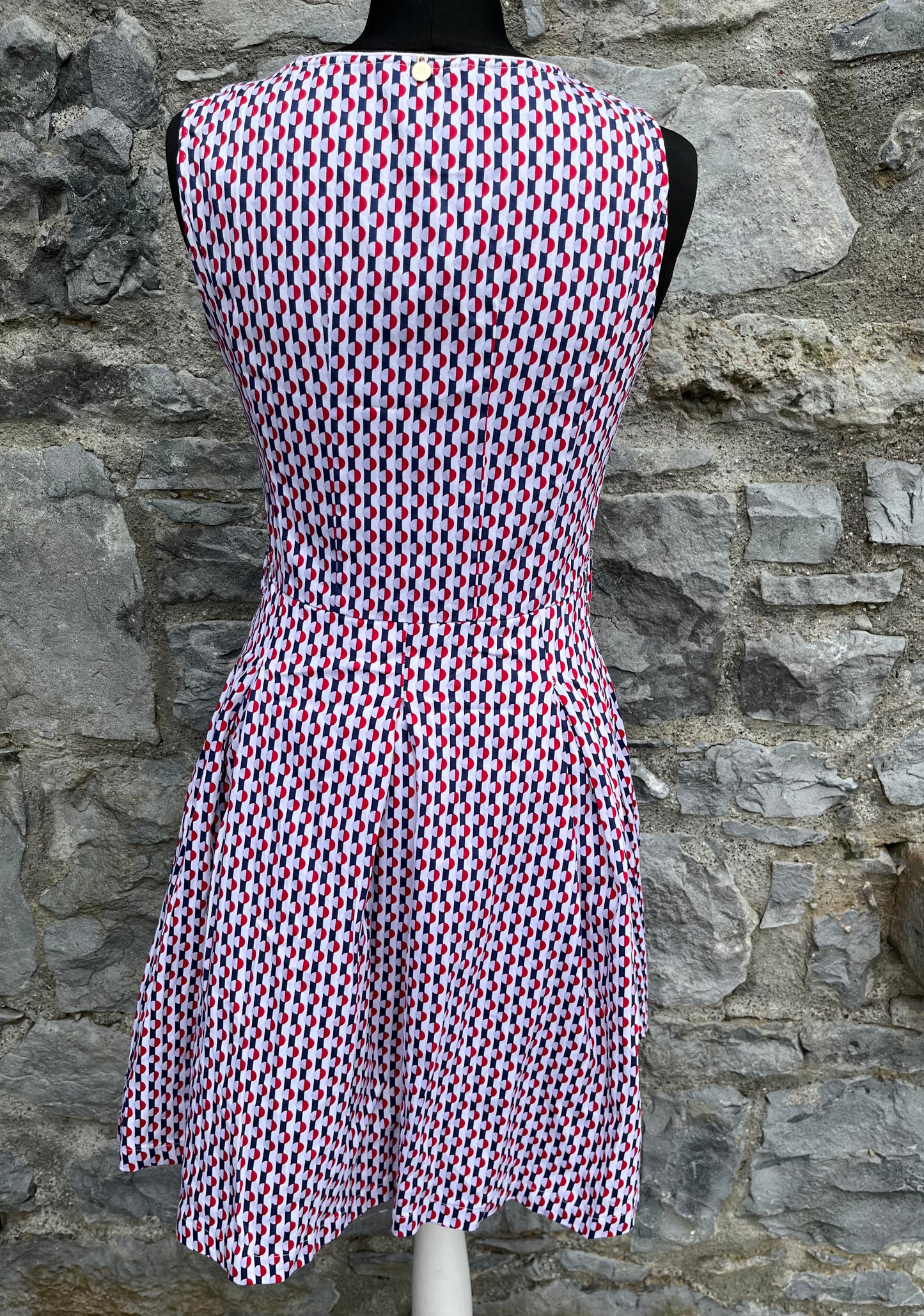 Geometric dots dress uk 8