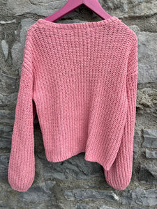 Pink jumper   9-10y (134-140cm)