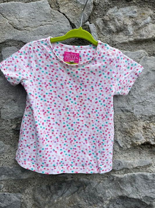 Dotty top  9-12m (74-80cm)