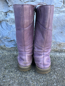 Lilac boots   uk 3 (eu 36)