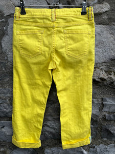 Yellow Capri jeans  10y (140cm)