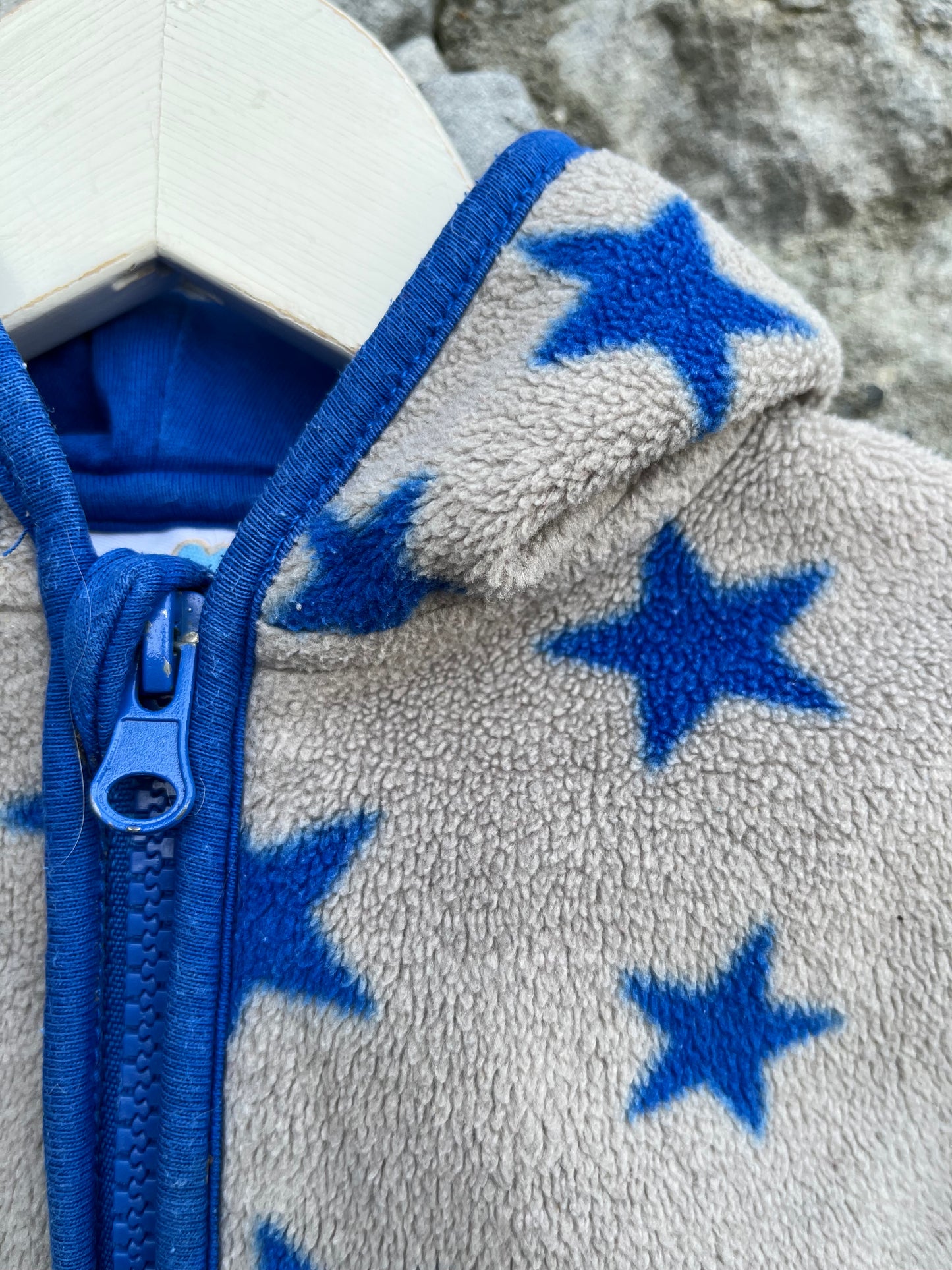 Blue stars fleece   3-6m (62-68cm)