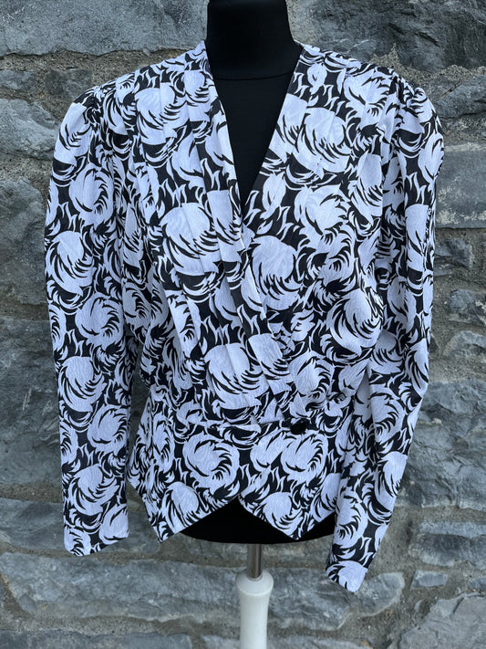 Black&white blouse uk 12-14