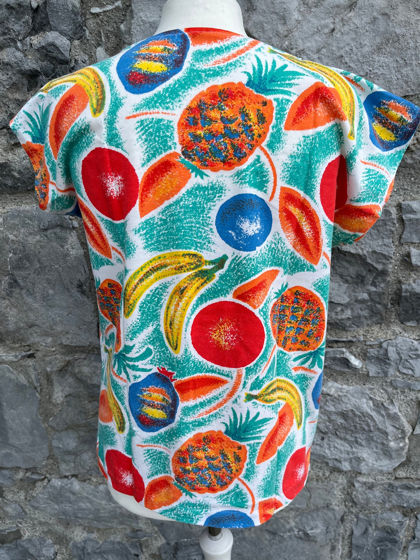 80s fruity top uk 8-10