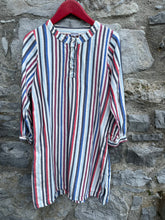 Load image into Gallery viewer, PoP stripy dress  7-8y (122-128cm)
