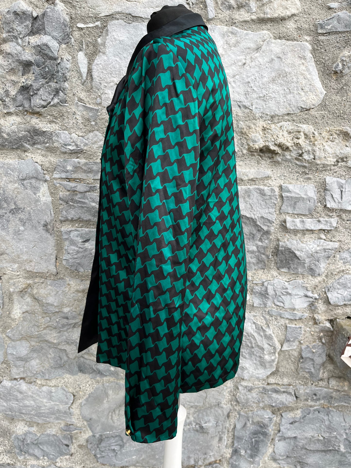 Green houndstooth shirt uk 8-10