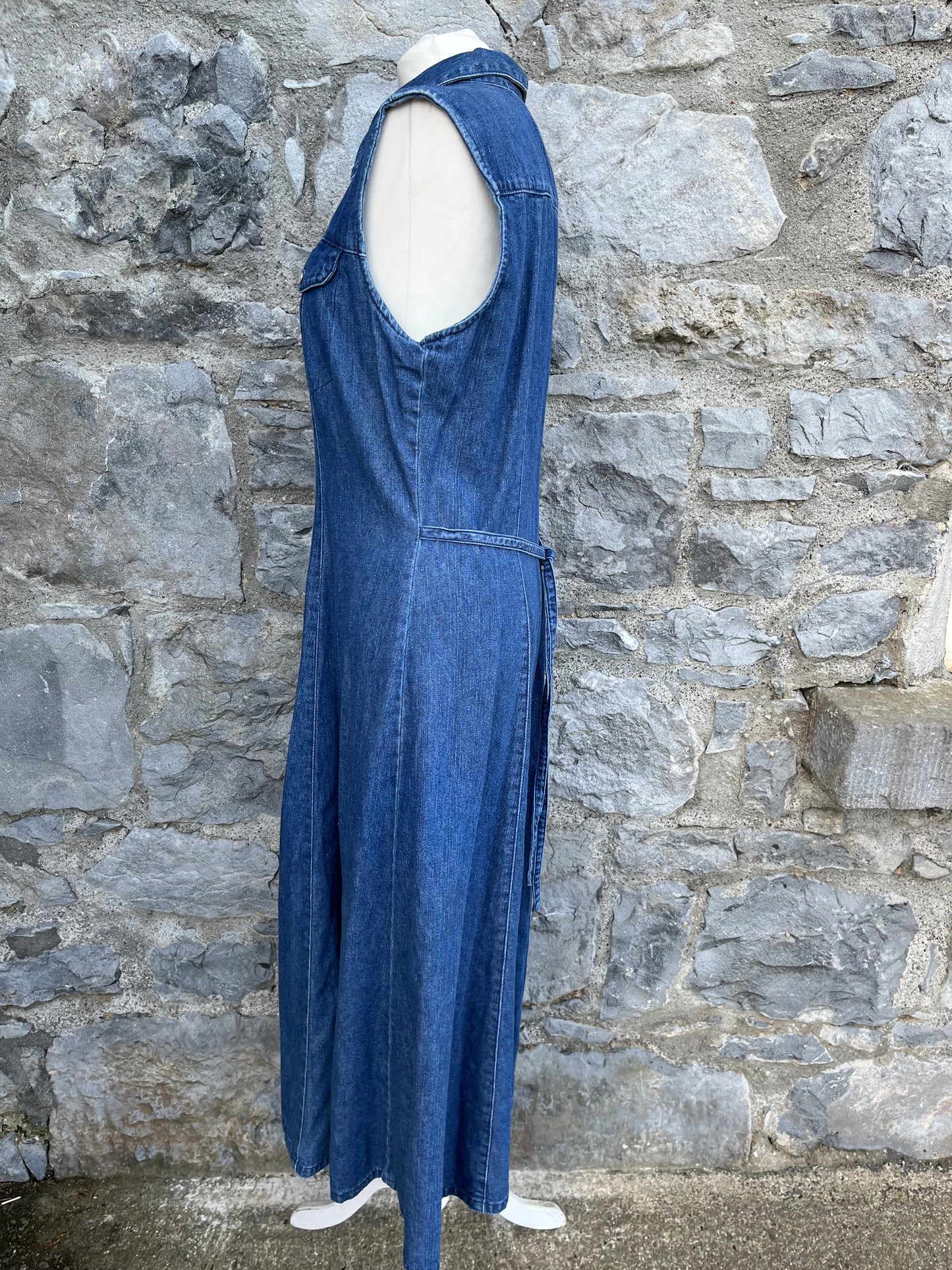 90s Denim dress uk 10