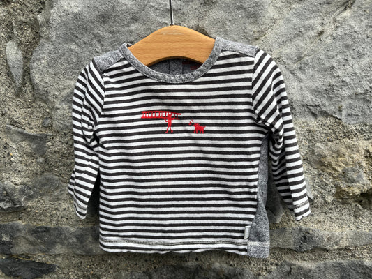 Stripy top  0-3m (56-62cm)