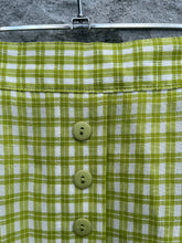 Load image into Gallery viewer, Green check skirt uk 12-14
